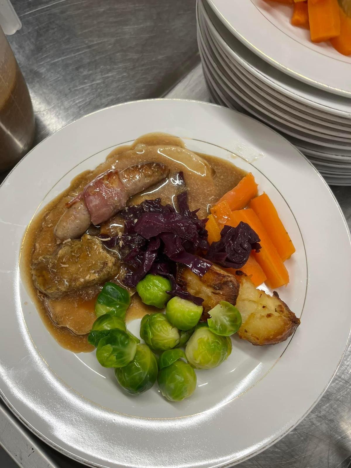 Food prepared at King George VI Day Centre