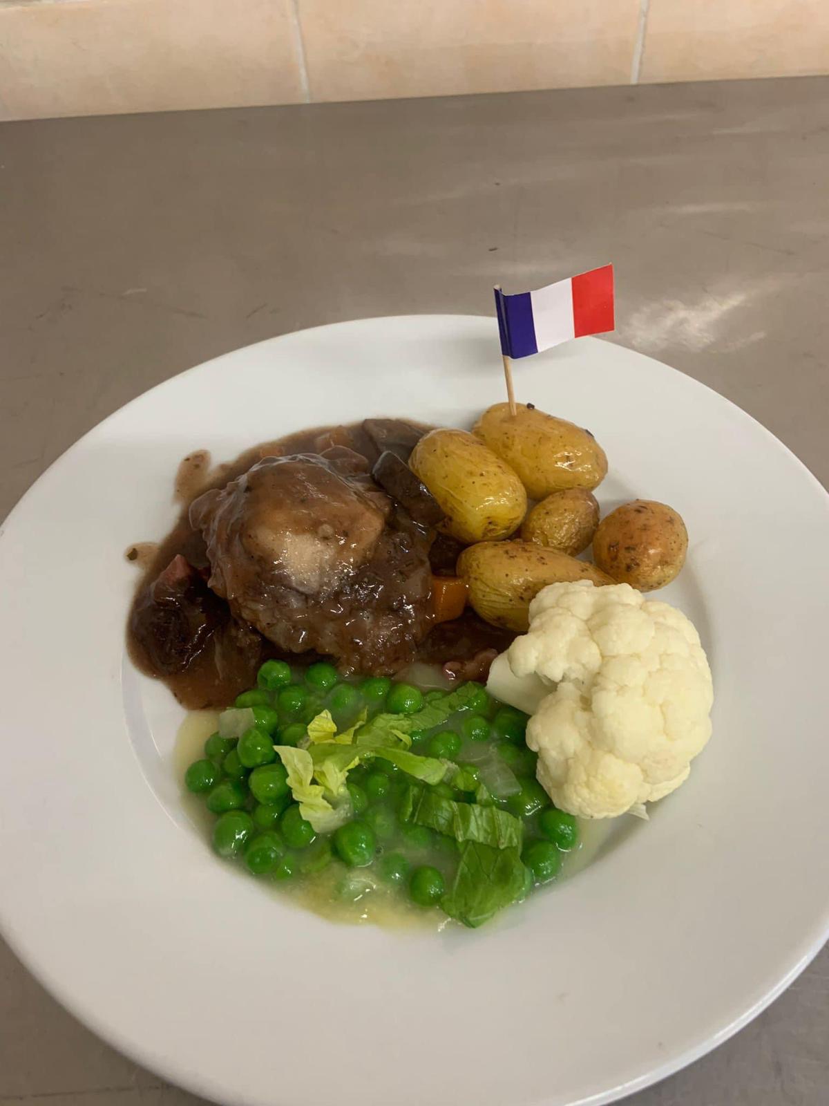 Food served at King George VI Day Centre